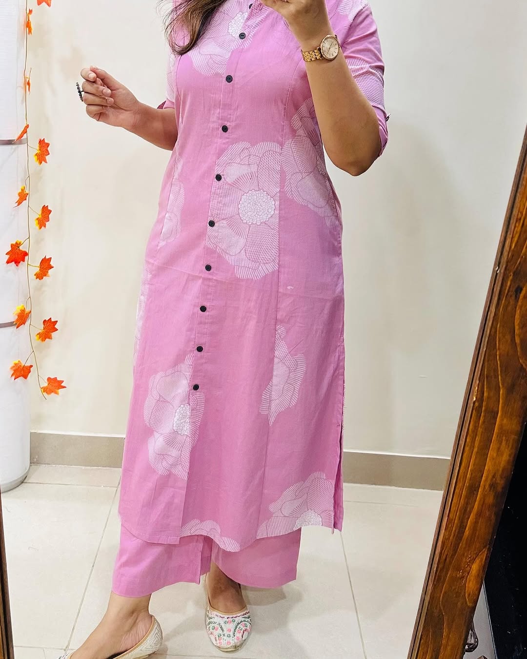 Cotton Co-Ord Set Kurta Pant - Image 5