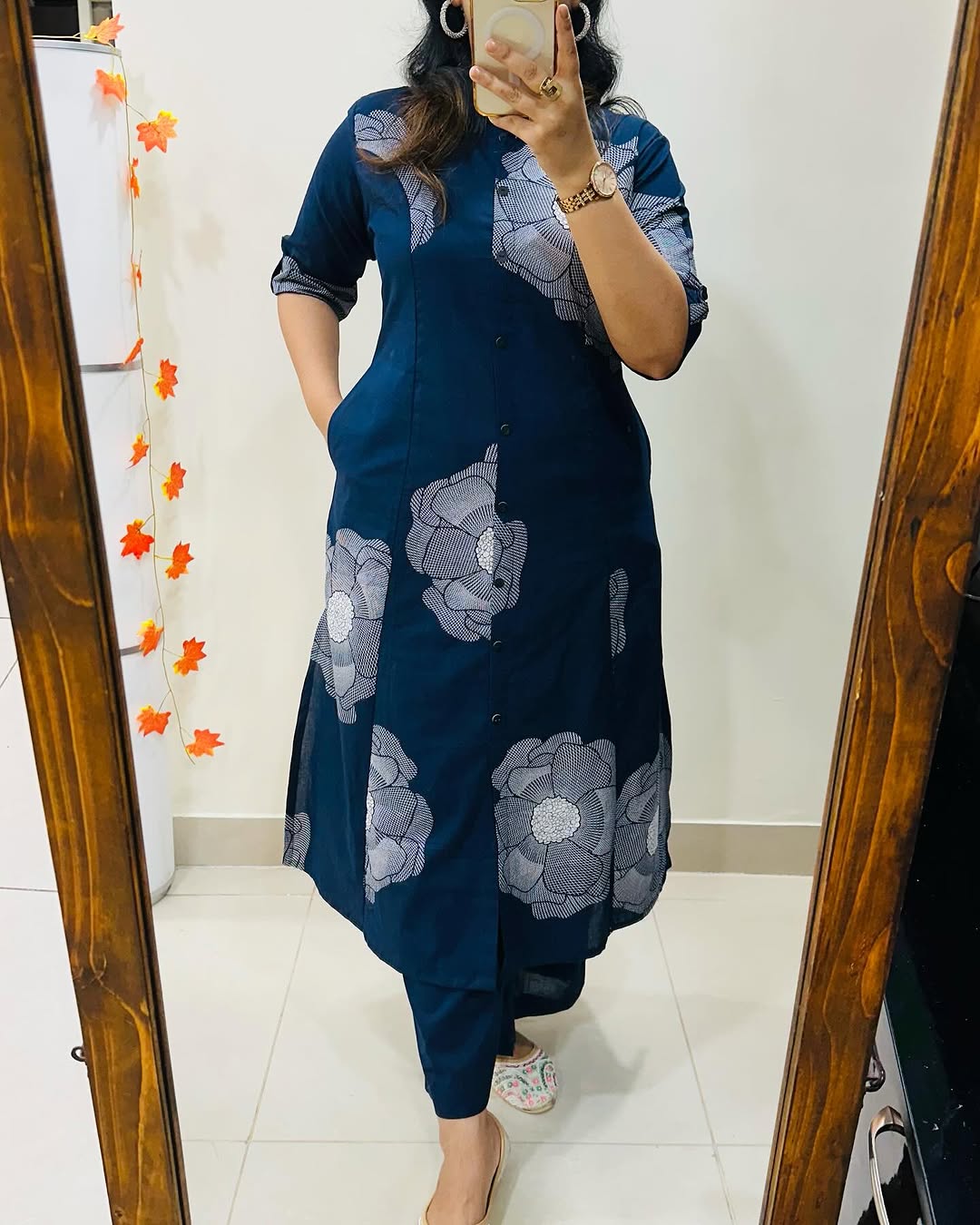 Cotton Co-Ord Set Kurta Pant - Image 3