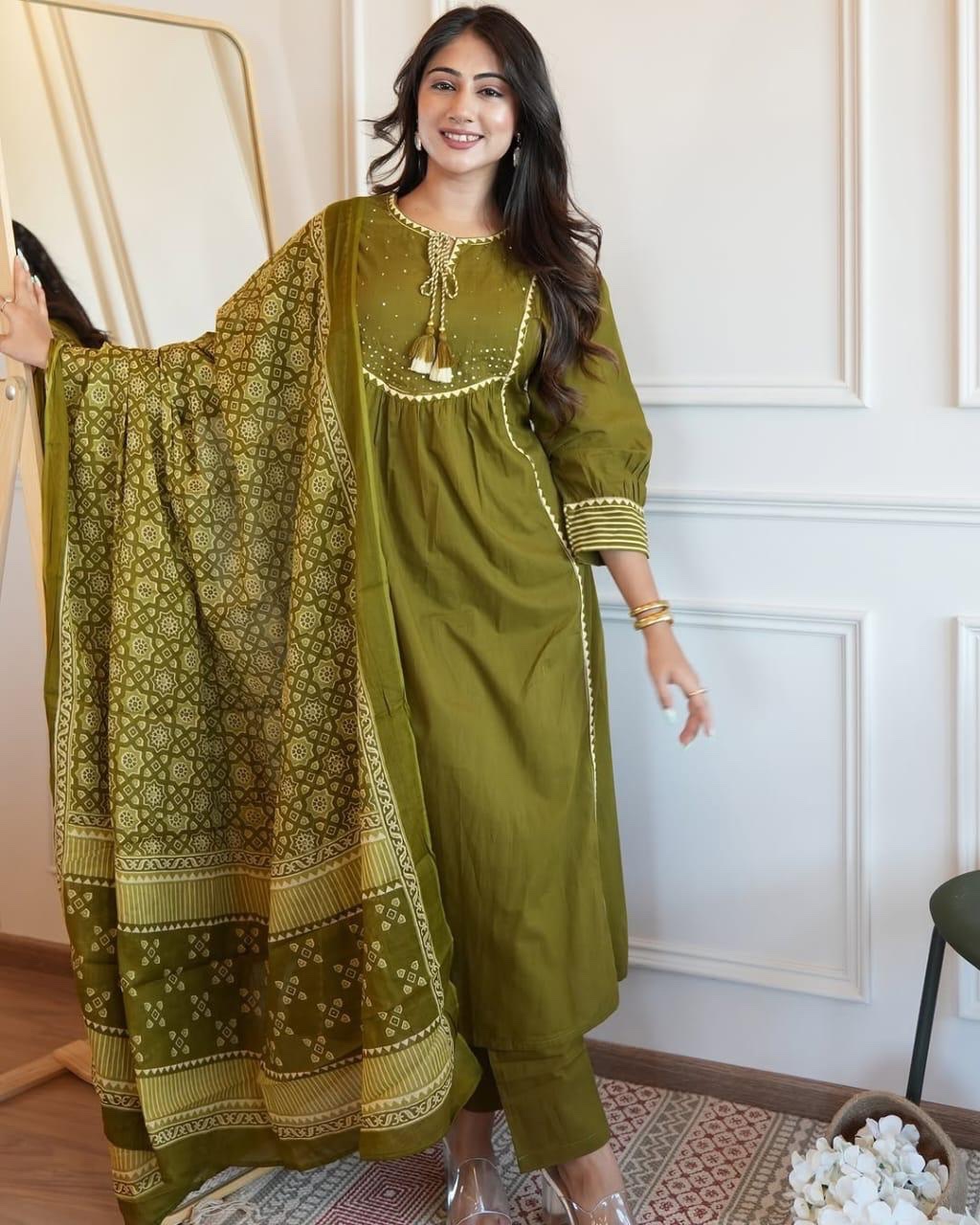 3pc Bottom Wear Cotton